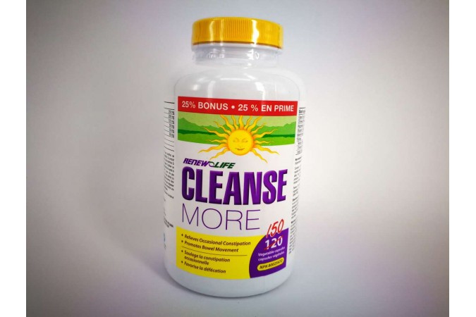 RENEW LIFE CLEANSE MORE 150 CAPSULES